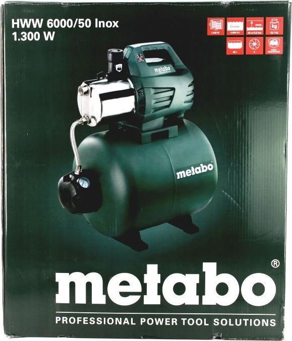 Productafbeelding Metabo HWW 6000/50 Inox (Pomp voor huishoudelijk water)