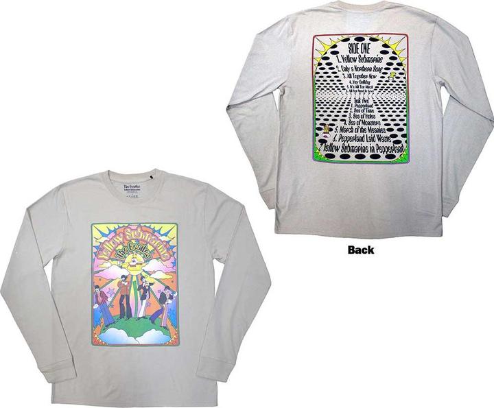 The Beatles Yellow Submarine Tracklist Back Print (Longsleeve)
