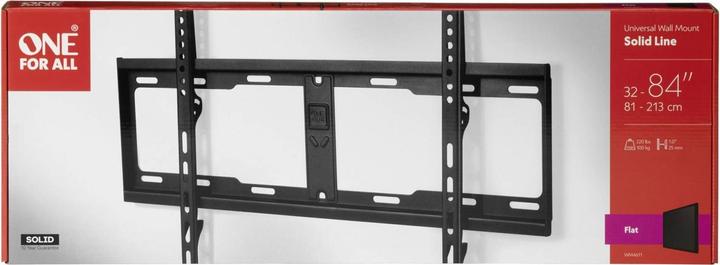 Actual product image One for All TV Bracket Solid Flat rate (Wall, 90", 100 kg)