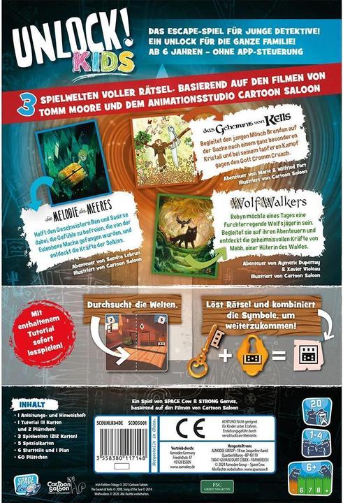 Produktbild Swissgames-Spiele Unlock! Kids Irische Sagen (Deutsch)