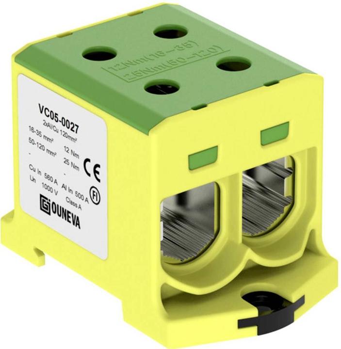 Ouneva Group VC05-0027 Distribution block yellow-green 1 pc.