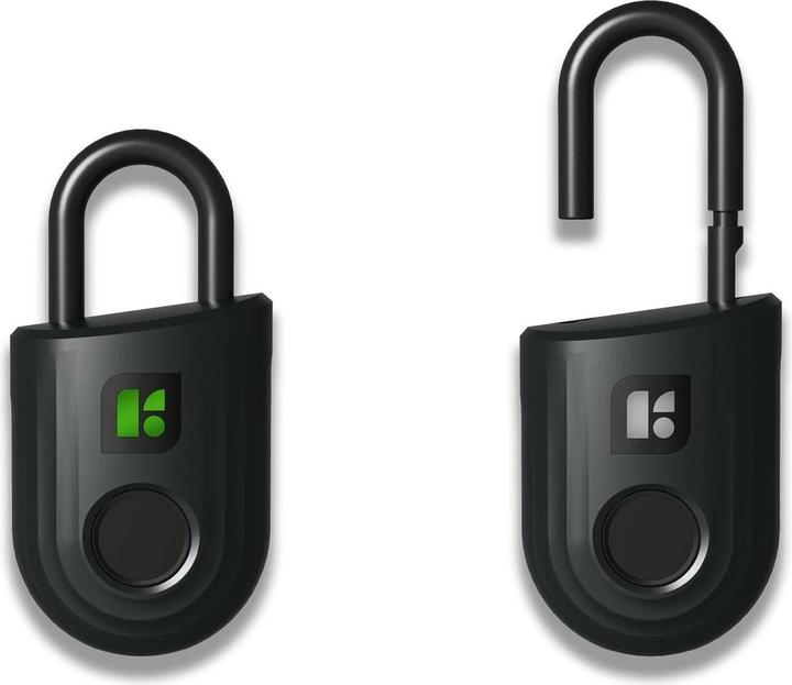 Actual product image Igloohome Padlock Lite, Fingerprint, Black