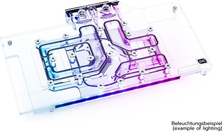 Immagine prodotto Alphacool Blocco di ghiaccio Aurora GPX-A RX 6700XT Gaming X con piastra posteriore - acrilico + nichel