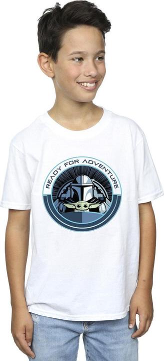 Produktbild Star Wars The Mandalorian Grogu Ready For Adventure TShirt Jungen (140, 146)