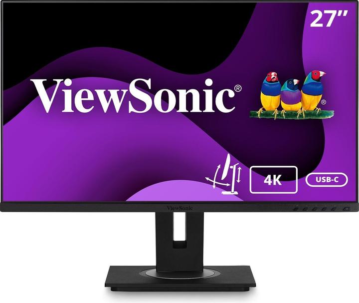 Produktbild Viewsonic VG2756-4K 68,6cm 27Zoll 16:9 UHD 3840x2160 Frameless SuperClear IPS LED Monitor with 5ms (3840 x 2160 Pixel, 27")