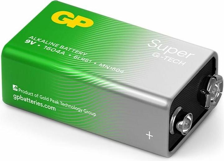 Produktbild GP Batteries GP Super Alkaline 9V-Block 6LR61 Neu 0301604AETA-B1 (1 Stk., AA)