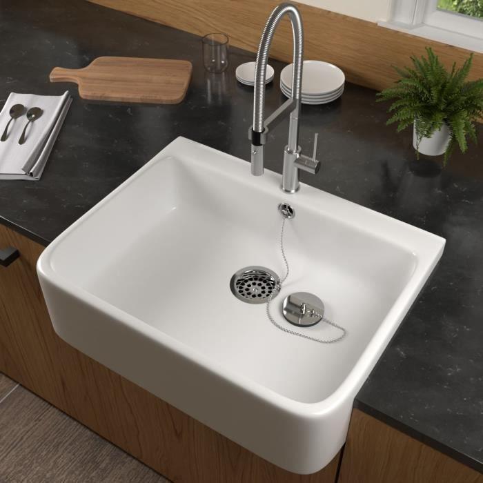 Image du produit Villeroy & Boch V&B évier O.NOVO 495x170x400mm blanc (Evier encastré, 40 cm, 49.50 cm)