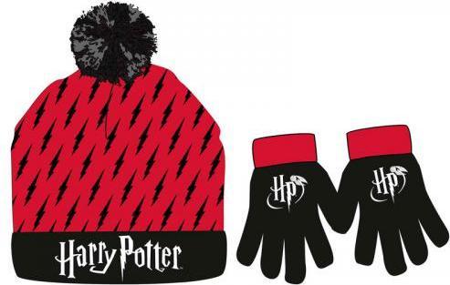 Produktbild GED Harry Potter Set Guanti e Berretta Rosso/Nero