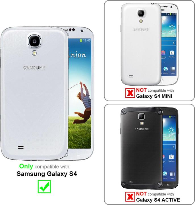 Actual product image Cadorabo TPU Wooden Cover (Samsung Galaxy S4)