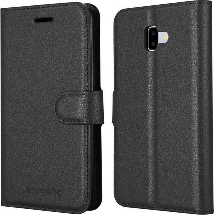 Actual product image Cadorabo Book with stand function cover (Samsung Galaxy J6+)