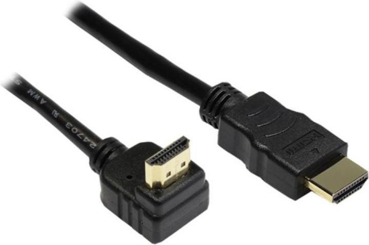 Produktbild Good Connections High-Speed-HDMI-Kabel mit Ethernet, Winkelstecker oben, 2 m (2 m, HDMI)