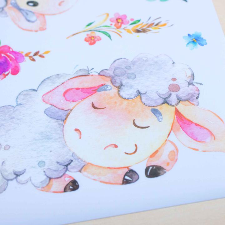 Actual product image Papierdrachen Wall tattoos - Farm (22 x 30 cm)