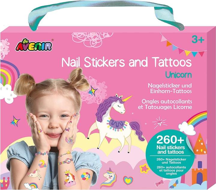 Produktbild Avenir Nagelsticker/Tattoos - Einhorn
