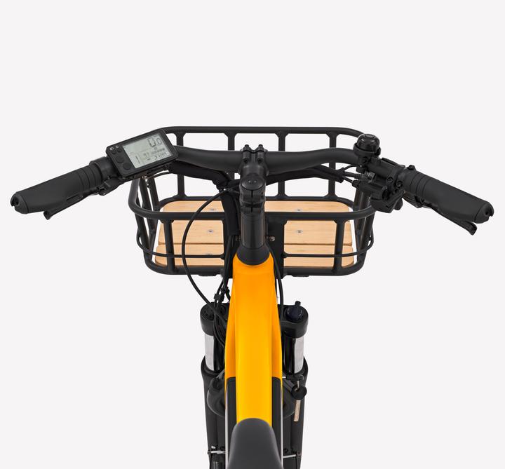 Image du produit Btwin Vélo utilitaire électrique Cargobike R500E Longtail V2 jaune