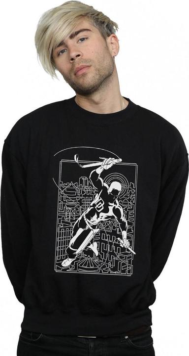 Immagine prodotto Daredevil Silhouette Felpa Uomo (M)