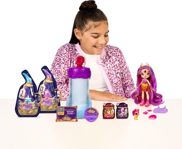 Actual product image Magic mixies pixlings galaxy hair doll single pk pippa (30530)