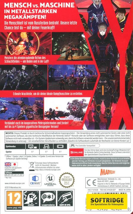 Image du produit Nintendo Daemon X Machina (Switch, DE)