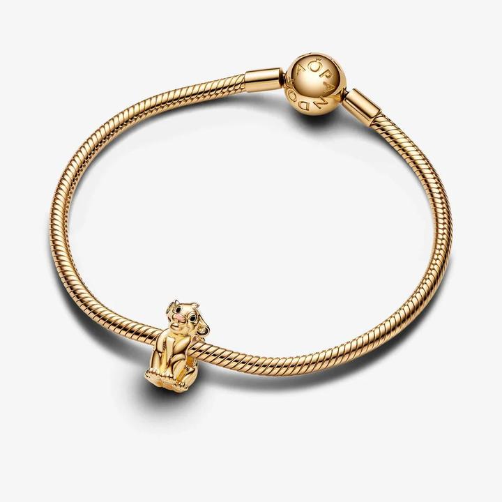 Image du produit Pandora Disney Le Roi Lion Simba Charm (Émail, Alliage métallique plaqué or)