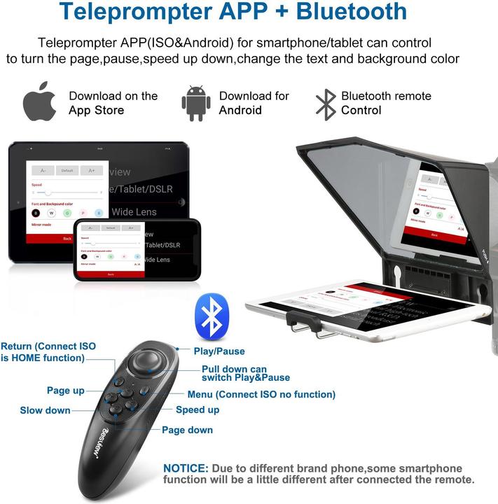 Produktbild Desview T2 (Teleprompter)
