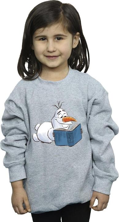 Produktbild Disney Frozen Olaf Reading Sweatshirt Mädchen (140, 146)