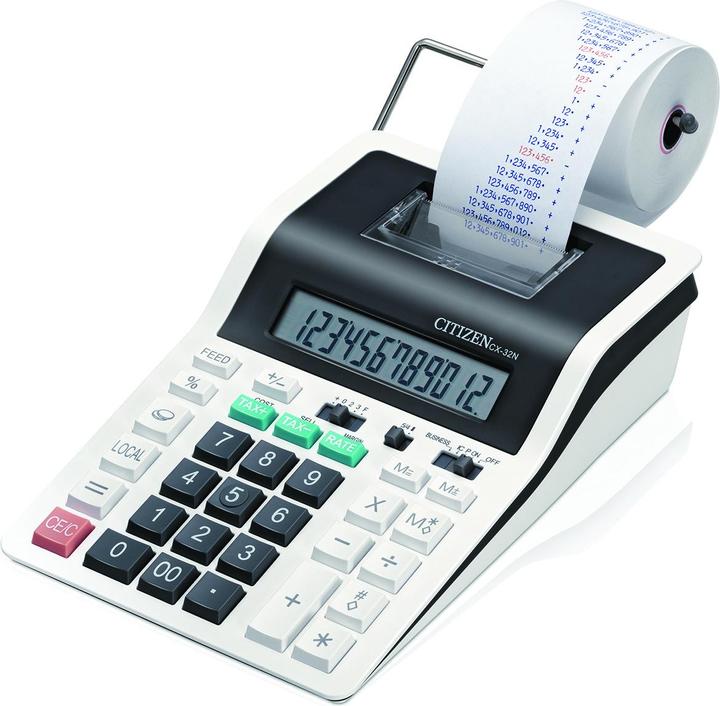 Immagine prodotto Citizen Calcolatrice da tavolo da stampa CX 32N (Batterie)