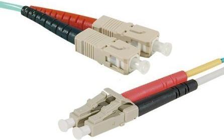 Productafbeelding Générique SC-UPC/LC-UPC duplex HD multi OM3 50/125 glasvezel patchkabel aquablauw - 20 m (U/FTP, CAT6, 20 m)