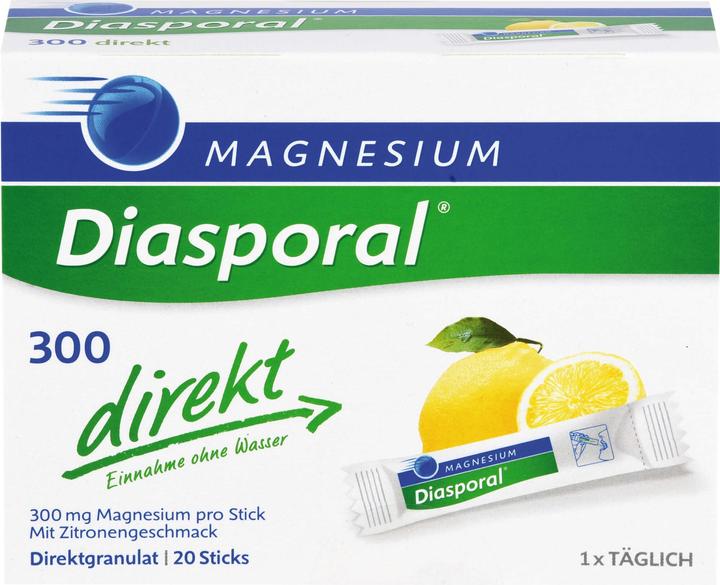 Produktbild magnesium diasporal Diasporal 300 direkt Magnesium Granulat Sticks, 20 St. Beutel (20 Stück, Beutel)