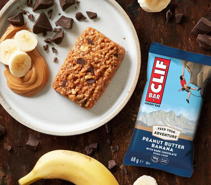 Image du produit Clif Bar Barres énergétiques (Chocolat noir, Banane, 12 pcs, 816 g)
