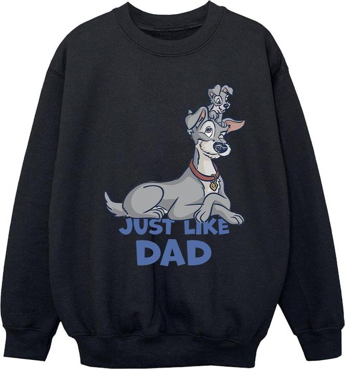 Disney Lady And The Tramp Just Like Dad Sweatshirt Mädchen