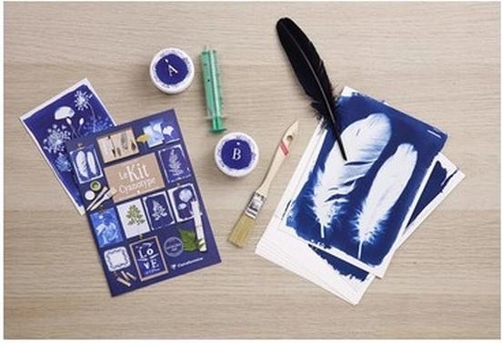 Actual product image Clairefontaine Cyanotype Creative Kit Set