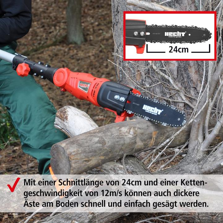 Image du produit Hecht 971 W Élagueuse sur perche (Scie à chaîne électrique)