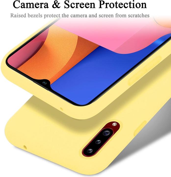 Actual product image Cadorabo TPU Liquid Silicone Case Cover (Samsung Galaxy A20s)