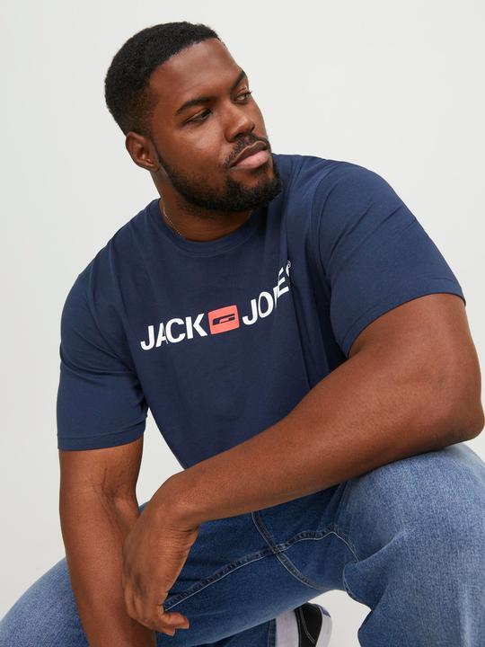 Image du produit Jack & Jones T-shirt plus size en jersey de coton (3XL)