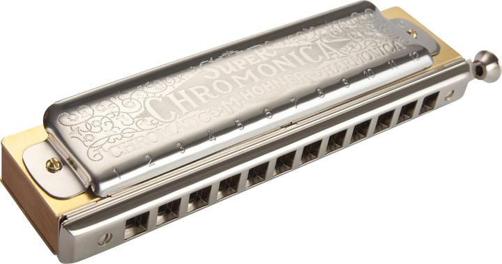 Image du produit Hohner Super Chromonica 48 Harmonica en ré majeur (Harmonica, Ré majeur)