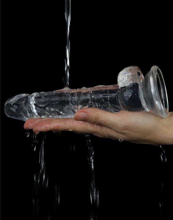Actual product image Lovetoy Clear dildo