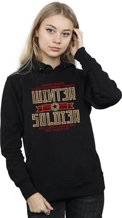 Image du produit - Sweat à capuche WINTER SOLDIER TRIGGER BADGE - Femme (M)