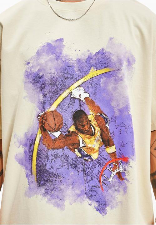 Actual product image Mister Tee Basketball Clouds 2.0 Oversize Tee - 12629 (L)
