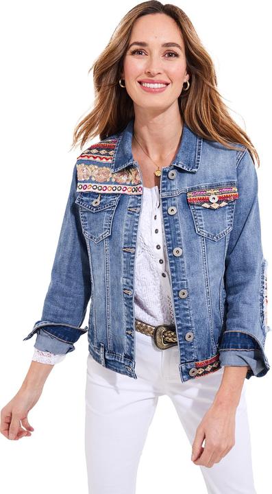 Image du produit Joe Browns LIMITED EDITION Sequin Stretch Denim Jacket (36)