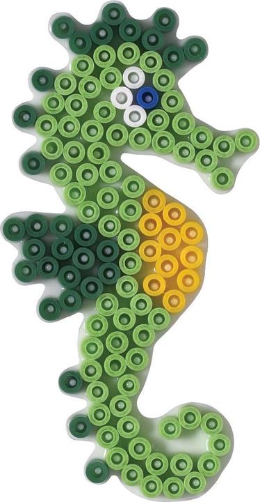Produktbild Hama Perlen Stiftplatten Delfin - Seepferd - Frosch - Drache