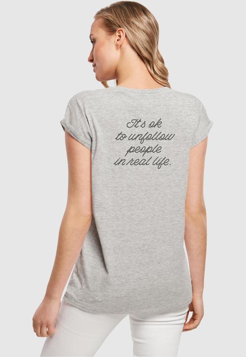 Produktbild Merchcode Ladies Heartbreak Extended Shoulder Tee - 111575 (L)