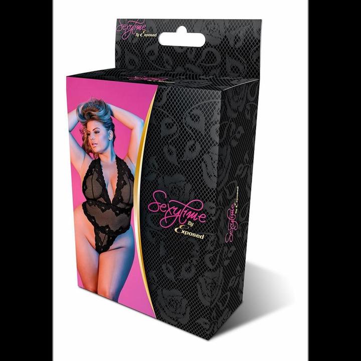 Produktbild Magic Silk Deep Plunge Halter Teddy (XXL)