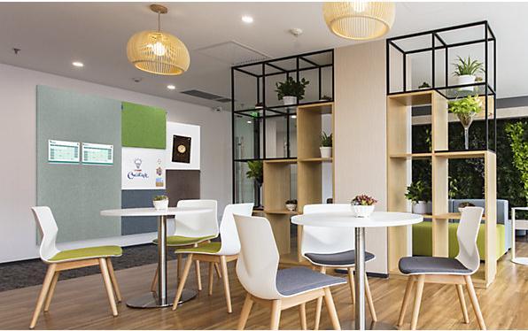 Image du produit Legamaster Panneau d'affichage acoustique Wall-Up 200x59,5cm vert lime (Tableau d'affichage)
