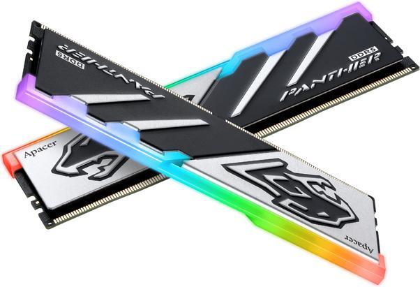 Actual product image Apacer D5 32GB 6000-40 Panther RGB K2 APA (2 x 16GB, 6000 MHz, DDR5 RAM, DIMM)