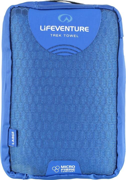 Actual product image Lifeventure MicroFibre Trek Towel, Blue, Large