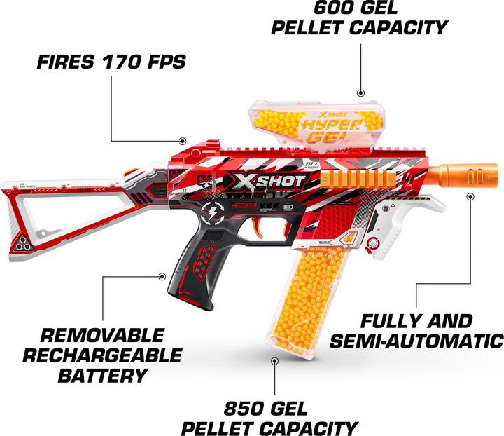 Image du produit Xshot X-Shot - Hyper Gel Sub Machine Gun (36621)