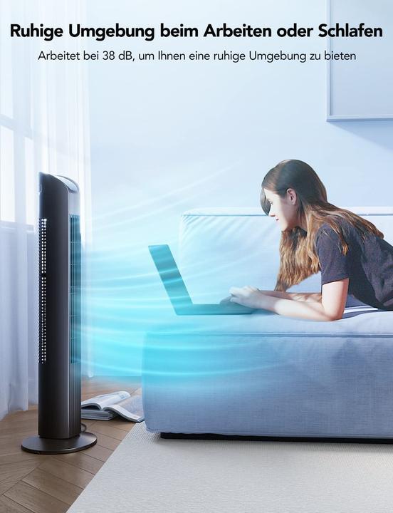 Actual product image Govee WiFi tower fan