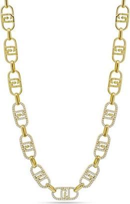 Liu Jo - Women's Gold Plated Crystal Necklace Fashion LJ2624