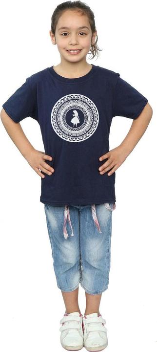 Produktbild Disney Mädchen Alice im Wunderland Kreis TShirt aus Baumwolle (140, 146)