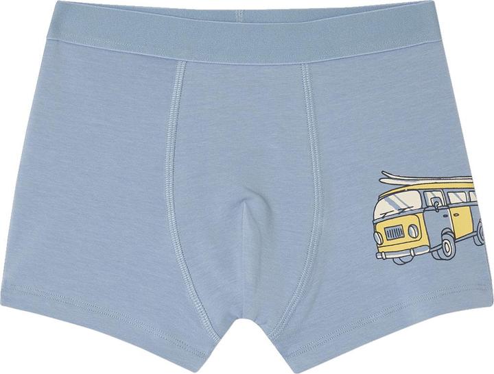 Immagine prodotto Vertbaudet Bio-Kollektion: 5er-Pack Jungen Stretch-Boxershorts (128, Confezione da 5 pezzi)