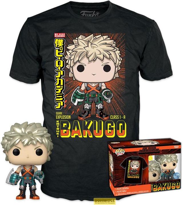 Immagine prodotto Funko My Hero Academia POP! & Tee Set di figure e magliette in vinile Katsuki (MT) Taglia M (M)